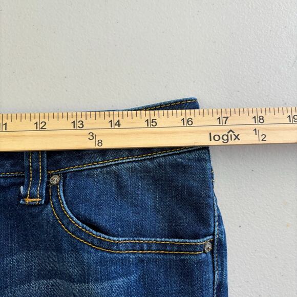 Cabi Jean's Women's Size 8 Low Rise Dark Wash Five Pocket Skinny Denim Jeans - Picture 7 of 12